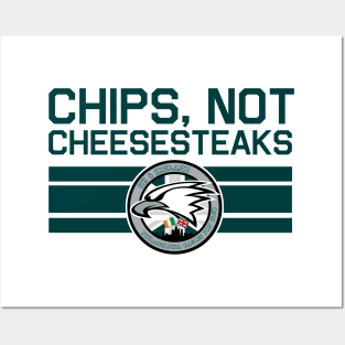 UK IRL Eagles Chips Not Cheesesteaks Posters and Art